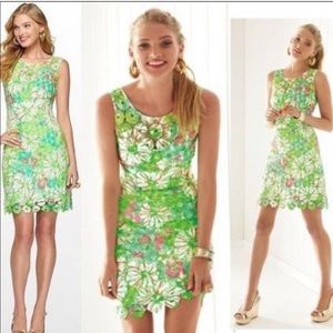 Lilly pulitzer dress 12 neon lace